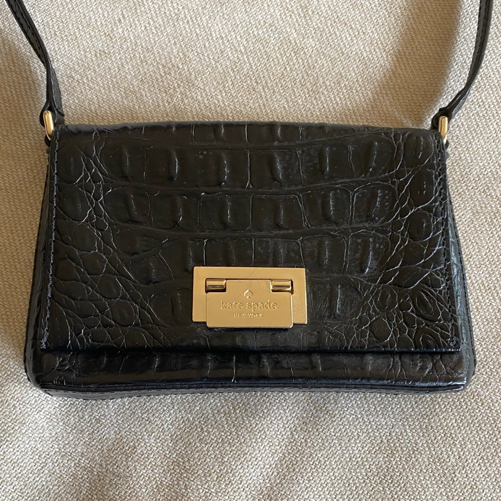 Kate Spade crocodile leather cross body